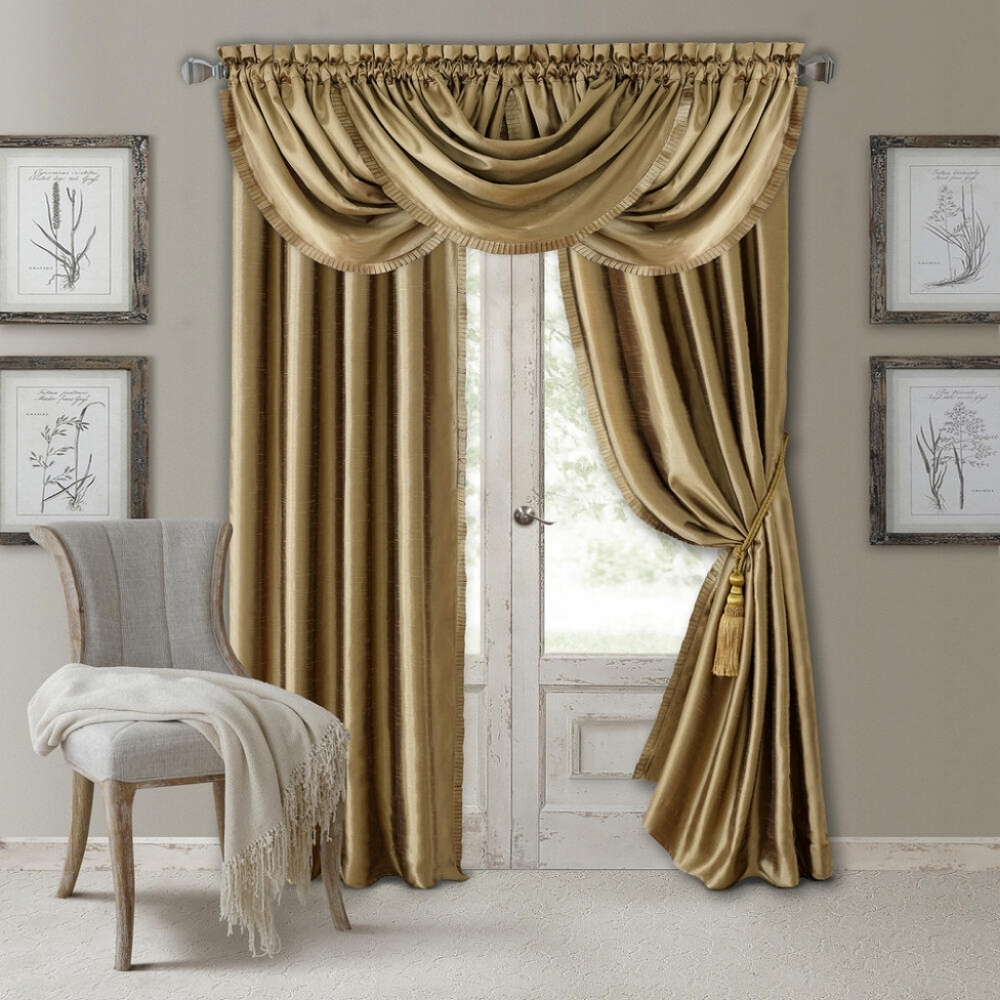 Elrene Versailles Pleated Blackout Curtain Panel - 52" W X 95" L